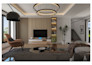 modern interior design for bedroom, kitchen and living